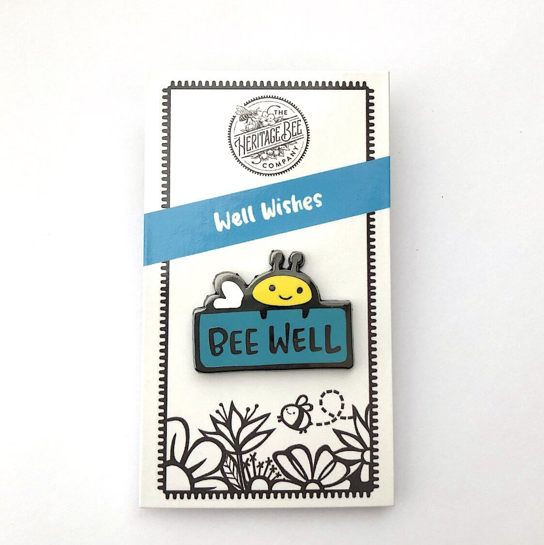 Lapel Pin - Bee Well - Heritage Bee Co.