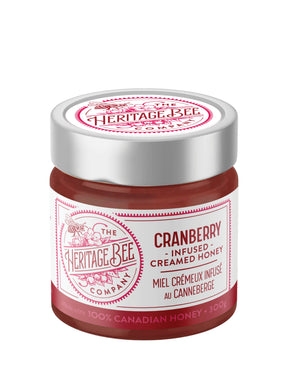 Cranberry Creamed Honey