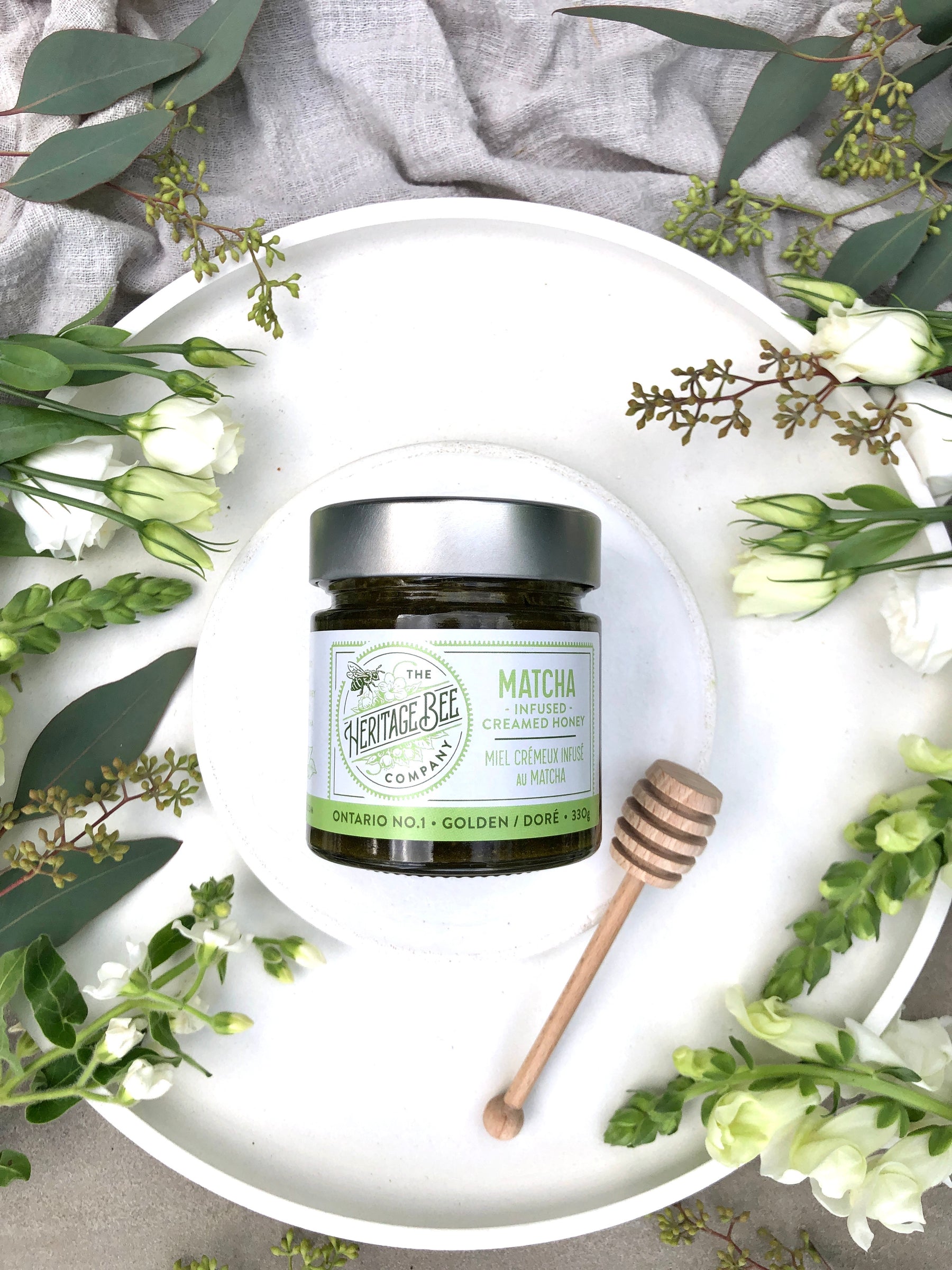 Matcha Creamed Honey