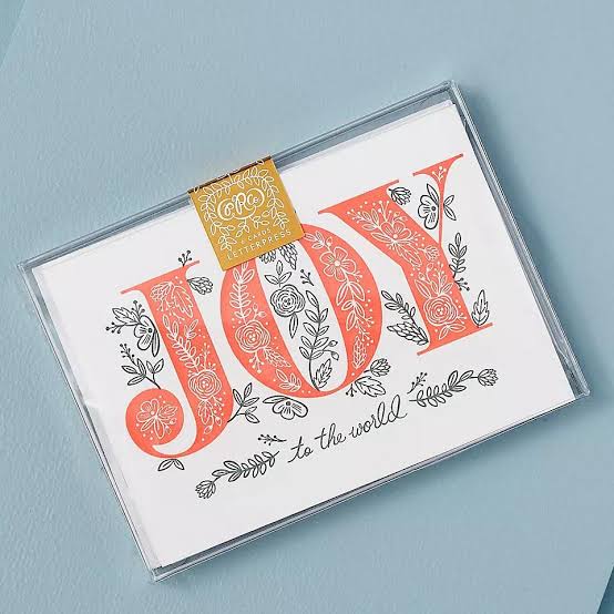 Joy to the World Holiday Greeting Card