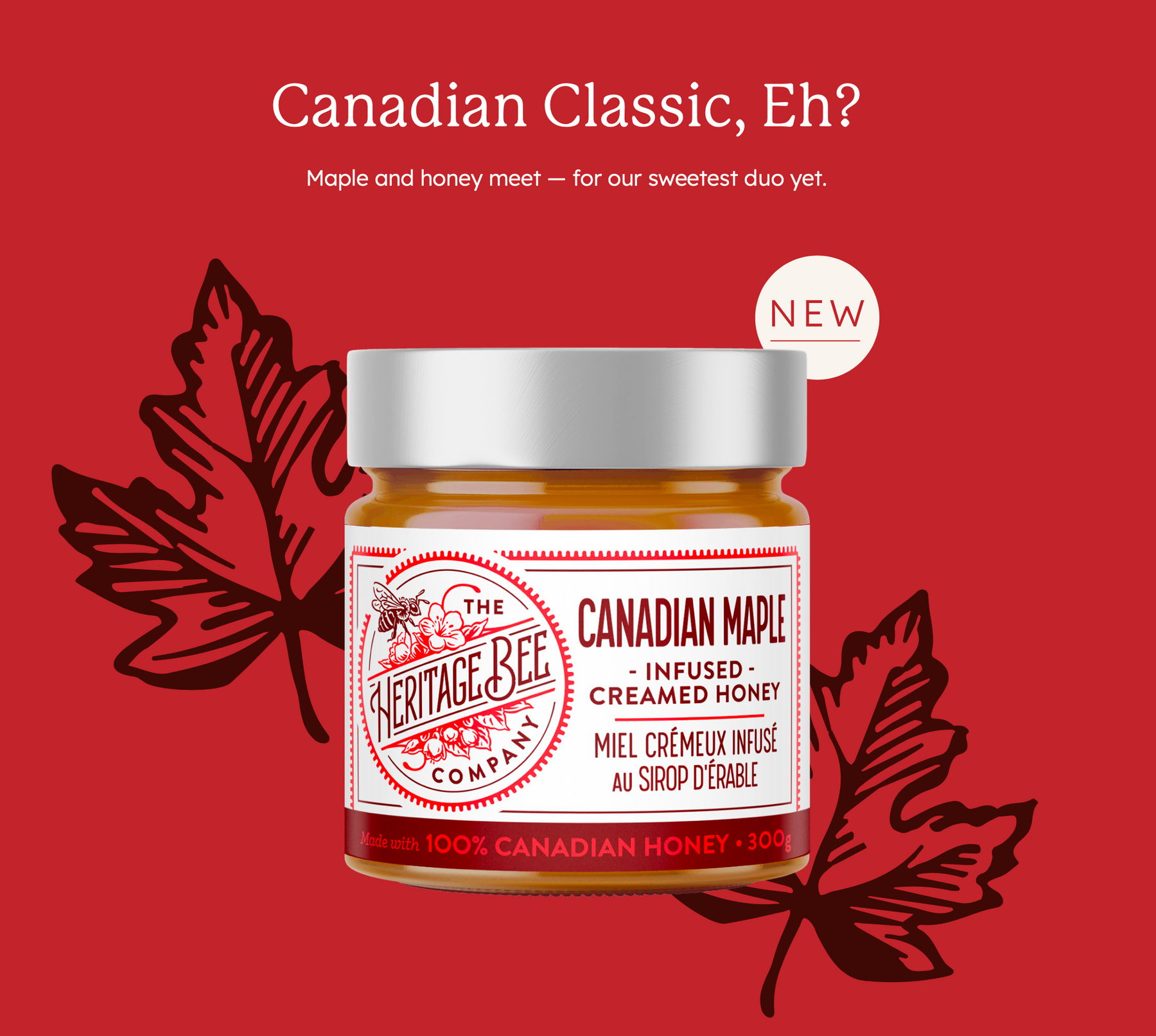 Canadian Maple Creamed Honey
