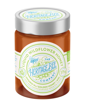 Premium local wildflower honey from meadows in Ontario.  Produced by Heritage Bee Co.  Raw unfiltered.  Honey as nature intended 